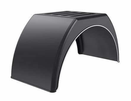 450MM WIDE FLAT TOP TRUCK MUDGUARDS