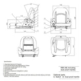 UNIVERSAL FORKLIFT & BOBCAT SEAT TS 010