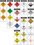 SINGULAR DANGEROUS GOODS SIGNS