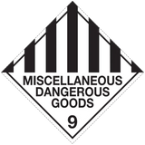 SINGULAR DANGEROUS GOODS SIGNS