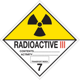 SINGULAR DANGEROUS GOODS SIGNS
