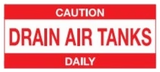 120MM X 50MM - NON-REFLECTIVE ADVISORY STICKERS