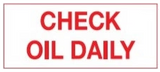 120MM X 50MM - NON-REFLECTIVE ADVISORY STICKERS