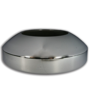 CHROME HUBCAP 7-1/4" REAR WITH HOLE