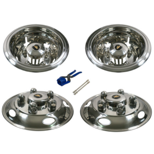 15" STAINLESS STEEL WHEEL SIMULATOR SET - 15.0″ x 5.5″ 115MM OFFSET 5 STUD