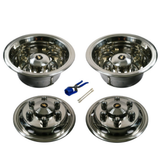 17.5" STAINLESS STEEL WHEEL SIMULATOR SET - 17.5″ x 6.00″ 127MM OFFSET 6 STUD