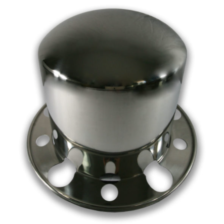 STAINLESS STEEL AXLE COVER 335MM PCD HUB REDUCTION AXLE