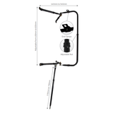 BRITAX MIRROR HEADS - BRACKET ONLY - BLACK STEEL ADJUSTABLE - TO SUIT WEST COAST STYLE TRUCKS