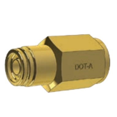 DOT PUSH FITTING- FEMALE CONNECTOR - IMPERIAL TUBE TO NPTF FEMALE PIPE THREAD BP DQ66DOT