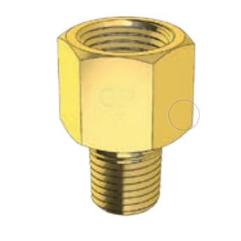 BRASS FITTING - ADAPTOR - IMPERIAL TO IMPERIAL