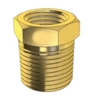 BRASS FITTING - REDUCING BUSHES - IMPERIAL