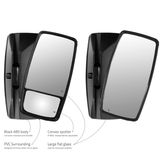 BRITAX MIRROR HEADS - BLACK ABS - TO SUIT JAPANESE STYLE TRUCKS  17” (430mm)