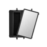 BRITAX MIRROR HEADS - BLACK STEEL - TO SUIT WEST COAST STYLE TRUCKS
