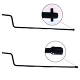 REAR WHEEL HANDLE FOR BOTTLE JACKS - LONG