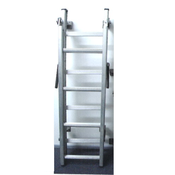 ALUMINIUM FOLD DOWN 4X4 HEAVY DUTY LADDER